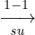 1---1→
 su