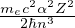 mec2α2Z2-
  2ℏn3